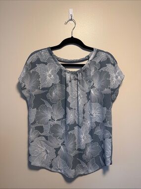 Floral Short Sleeve Blouse